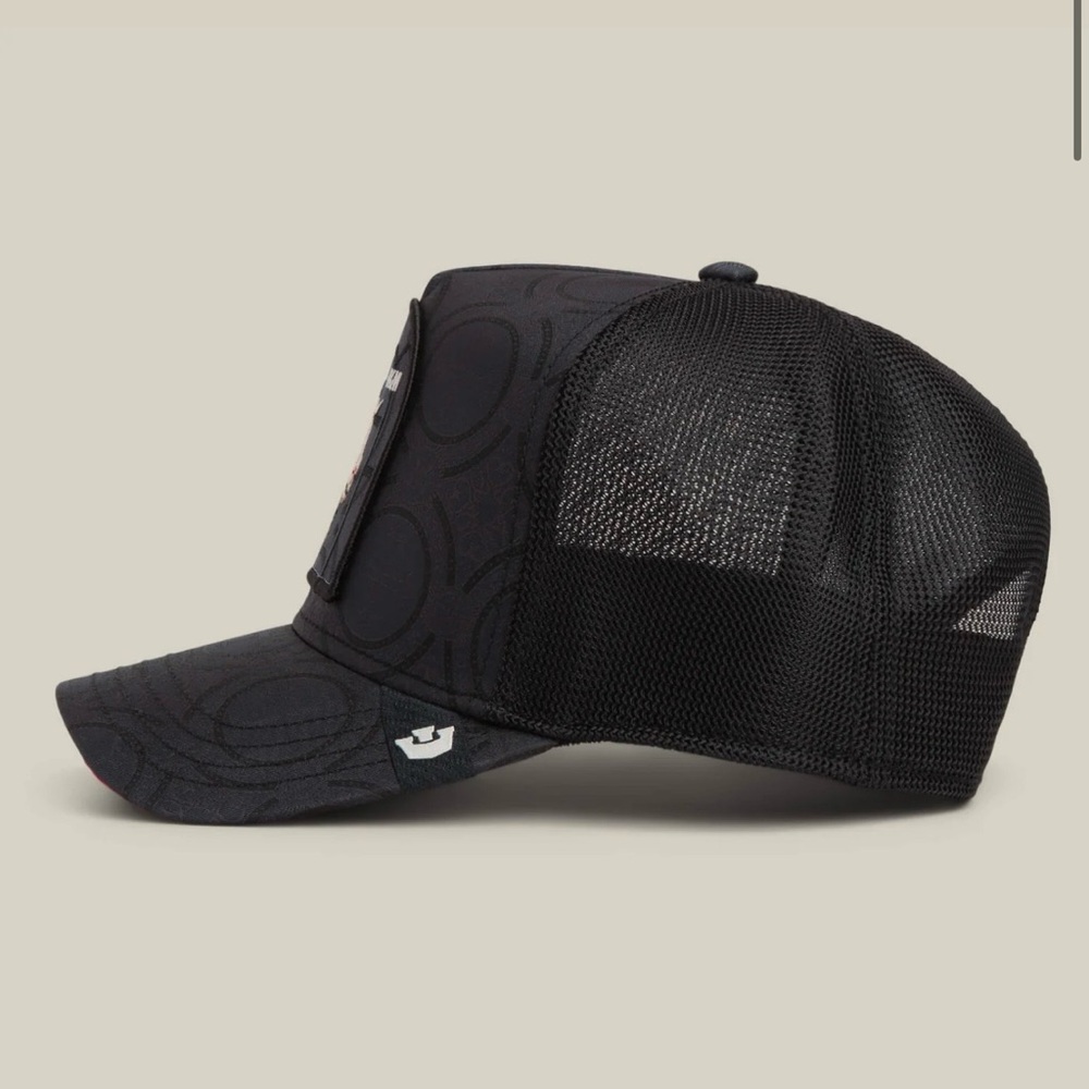 Goorin Brothers “HYMN” Trucker Hat. Mesh Snapback Black/ Red NWT - Picture 9 of 12